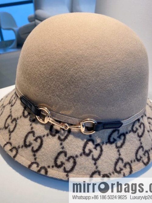 Gucci Gucci 2022 autumn and winter new woolen basin hat