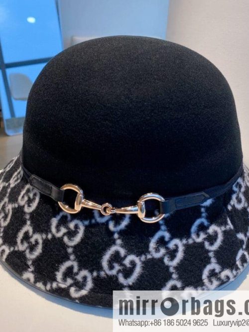 Gucci Gucci 2022 autumn and winter new woolen basin hat