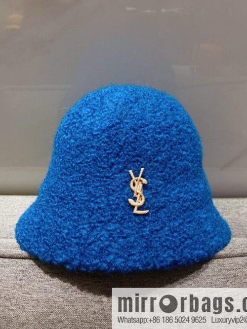YSL Saint Laurent lamb wool bucket hat bucket hat