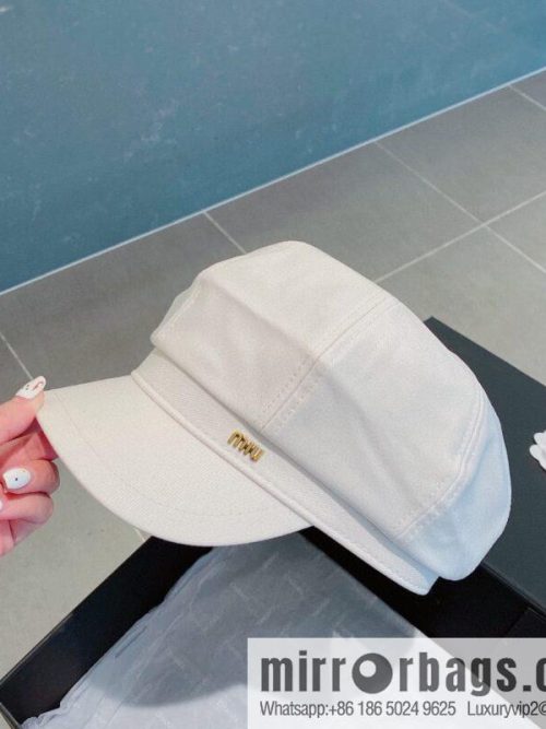 Miumiu Miu 2022 autumn and winter new octagonal hat