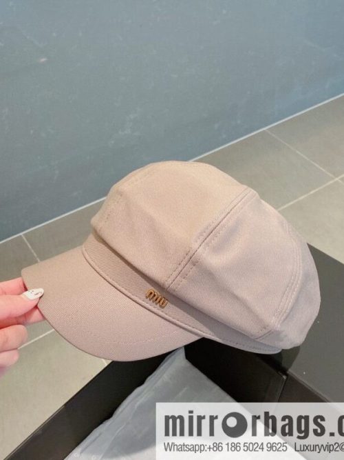 Miumiu Miu 2022 autumn and winter new octagonal hat
