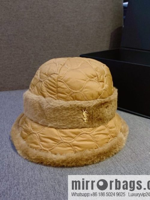 YSL Saint Laurent air cotton bucket hat