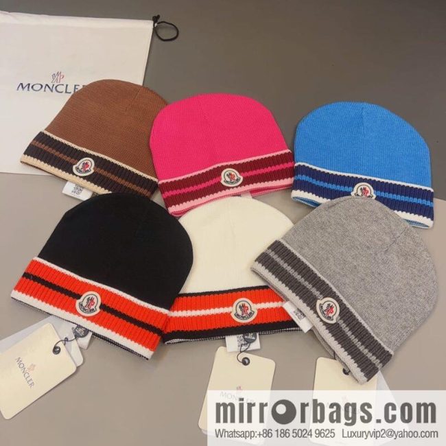 Moncler European and American winter new wool knitted hat