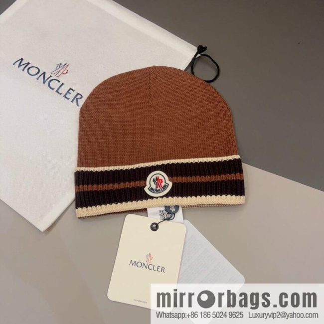 Moncler European and American winter new wool knitted hat - Image 3