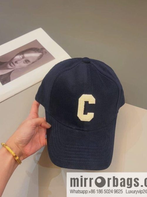 CELINE Corduroy baseball cap