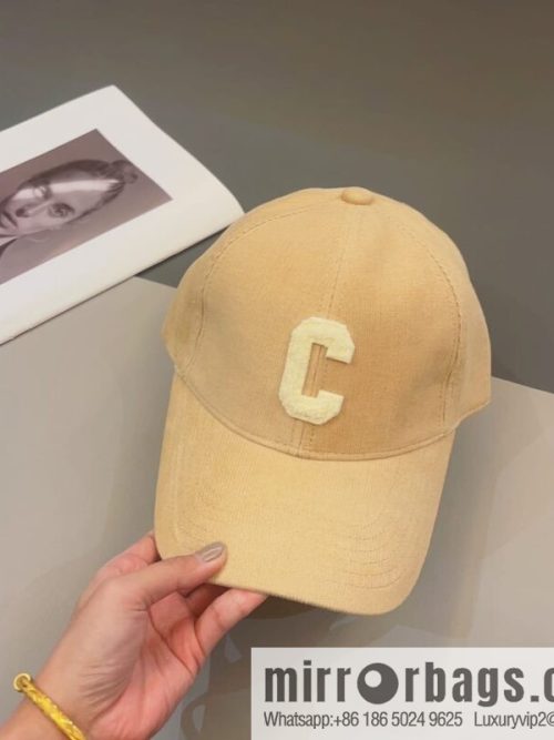 CELINE Corduroy baseball cap