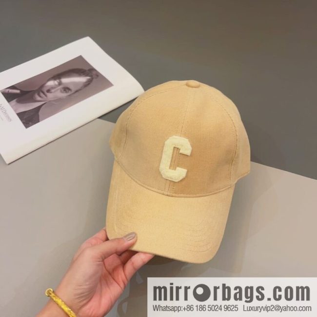 CELINE Corduroy baseball cap