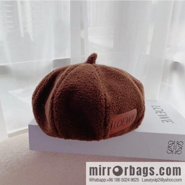 LOEWE Lamb wool octagonal hat