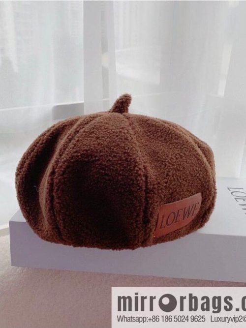 LOEWE Lamb wool octagonal hat