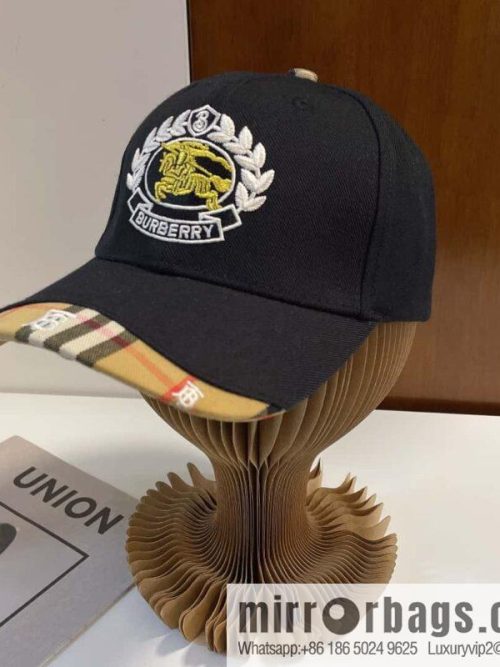 Burberry simple embroidery original baseball cap