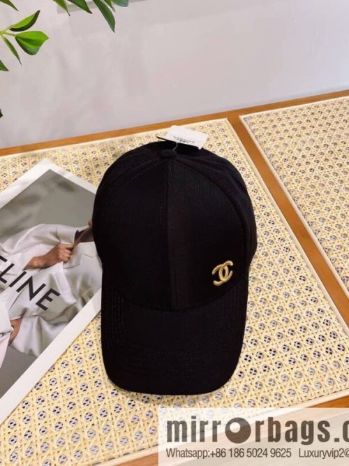 CHANEL Chanel 2023 new simple embroidered baseball cap