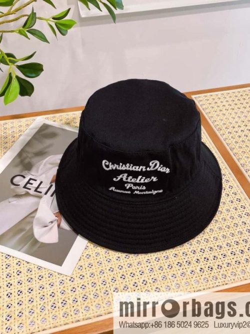 Dior 2023 new volume embroidered bucket hat