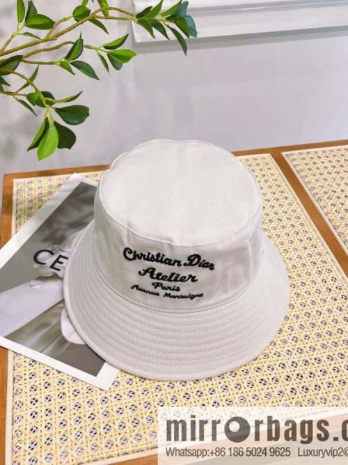 Dior 2023 new volume embroidered bucket hat