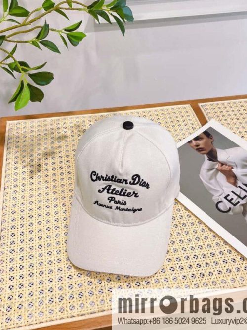Dior 2023 new walking embroidered baseball cap