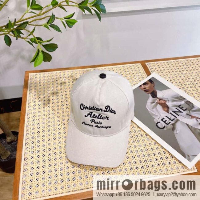 Dior 2023 new walking embroidered baseball cap