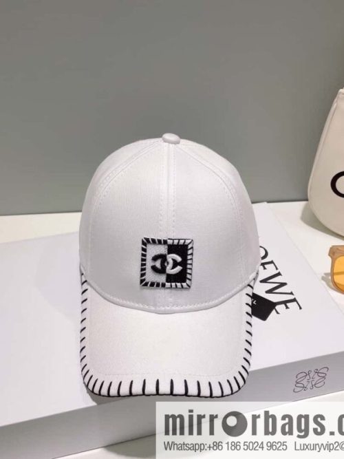 CHANEL Chanel 2023 new simple baseball cap