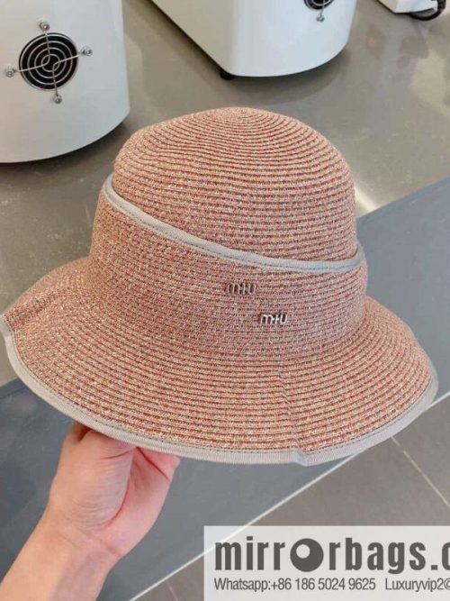 Miumiu summer new straw hat
