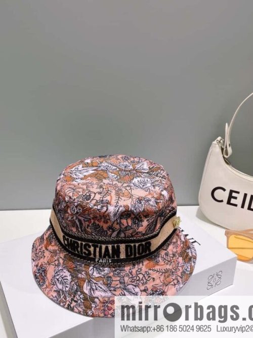 Dior floral unisex bucket hat