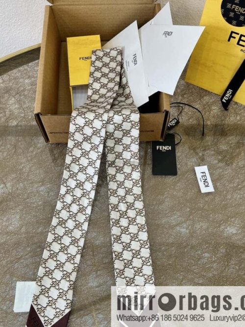 Fendi \"Karl Alphabet\" 100% silk ribbon