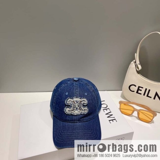 CELINE Spring/Summer 2023 Denim Baseball Cap