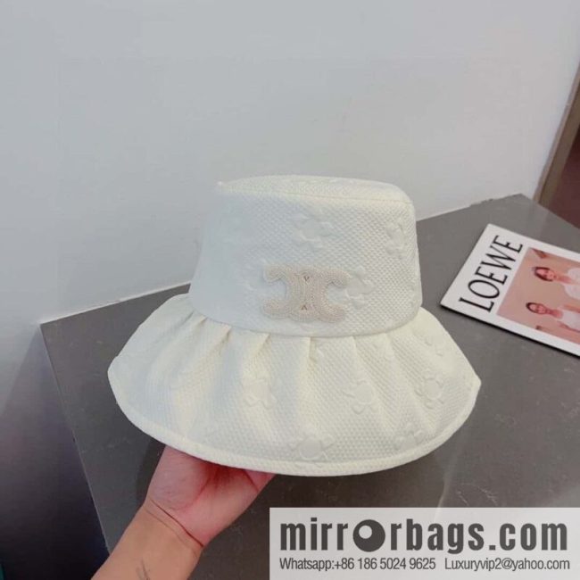 Celine ruffled sun hat
