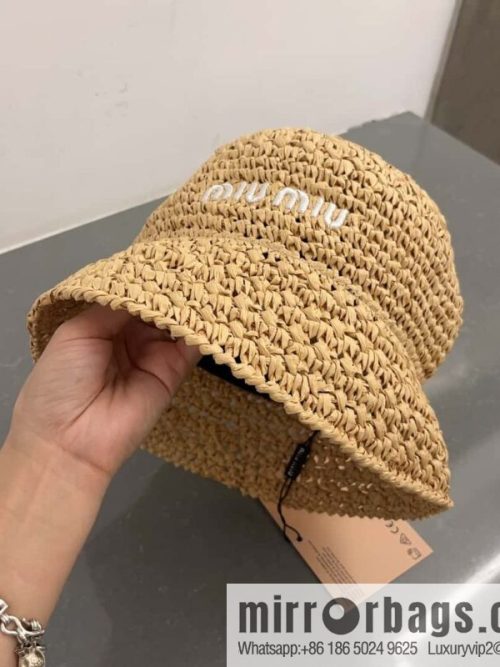 MIUMIU Miu Miu 2023 New Lafite Straw Hat