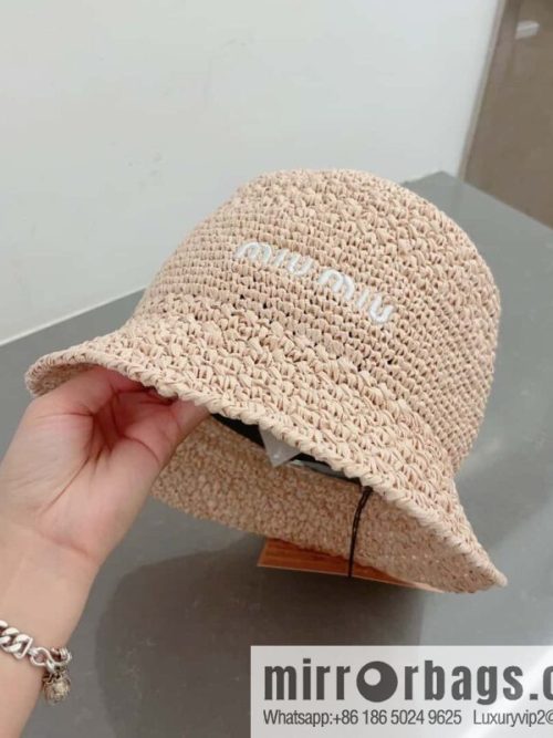 MIUMIU Miu Miu 2023 New Lafite Straw Hat