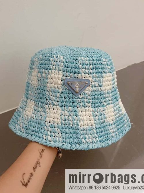 PRADA hand crocheted bucket hat