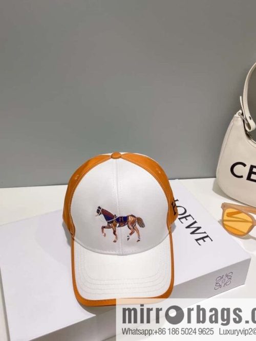 Hermes Hermes color matching H latest original baseball cap