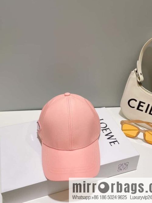 PRADA PRADA Side Triangle Label Baseball Cap