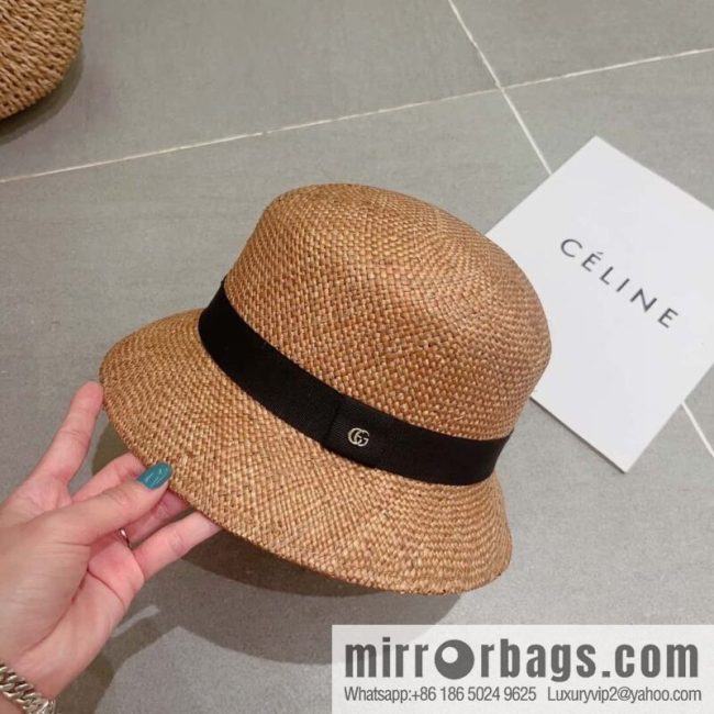 GUCCI Gucci paper fiber straw hat