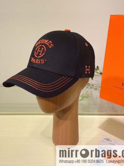 Hermes Hermes color matching H latest original baseball cap