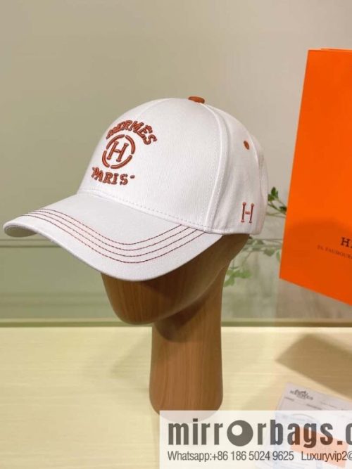 Hermes Hermes color matching H latest original baseball cap