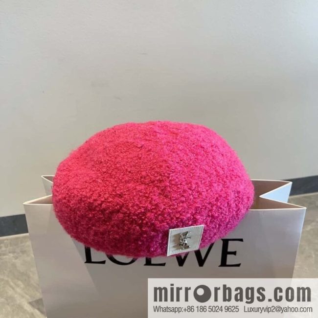 YSL Saint Laurent Corduroy Beret