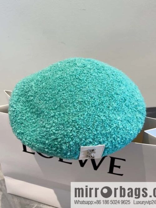 YSL Saint Laurent Corduroy Beret