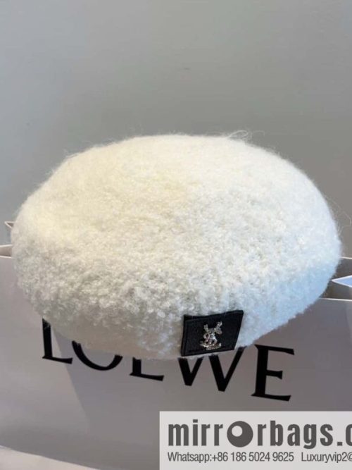 YSL Saint Laurent Corduroy Beret