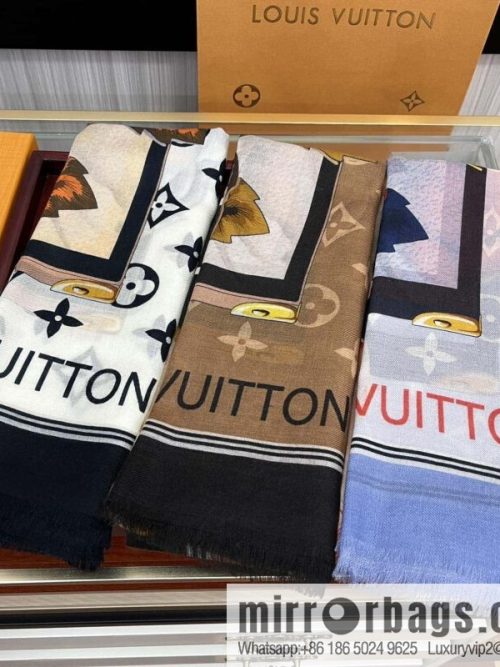 LV Louis Vuitton double-sided ring velvet long towel