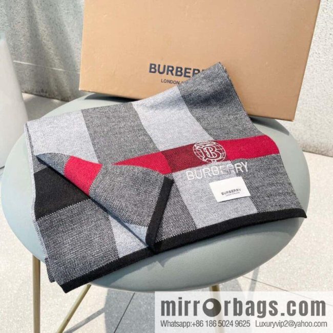 Burberry Burberry Classic Horse 100% Imported Knitted Cashmere Scarf - Image 3