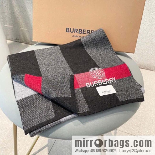 Burberry Burberry Classic Horse 100% Imported Knitted Cashmere Scarf - Image 4