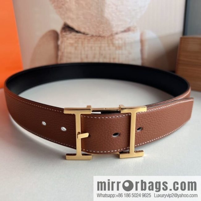 Hermes Hermes 40mm Nathan Double Sided External Belt - Image 4