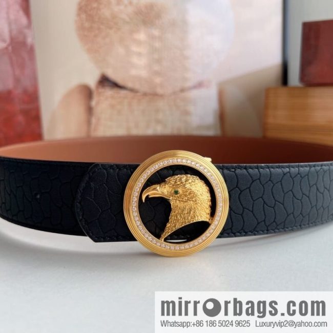 Stefano. Ricci Stephen, Selected Cowhide Press Textured Belt 3.8cm - Image 3