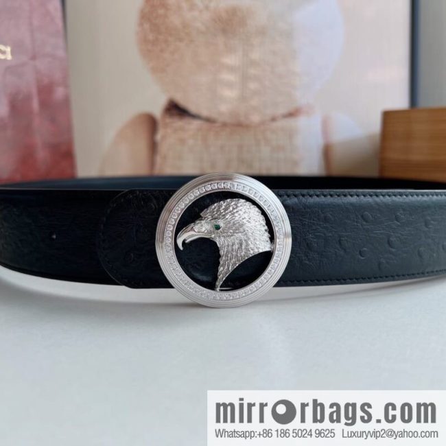 Stefano. Ricci Stephen, Selected Cowhide Press Textured Belt 3.8cm - Image 2