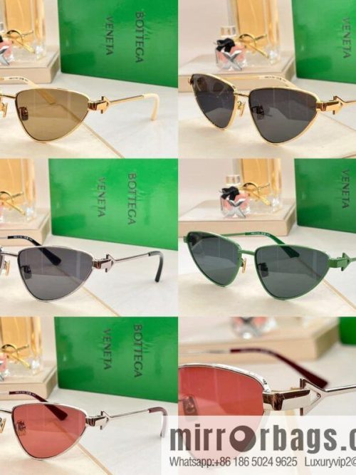 Bottega Veneta Metal Frame Women\'s Sunglasses