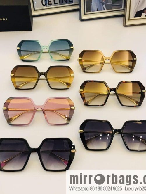 BVLGARI Large Frame Unisex Sunglasses