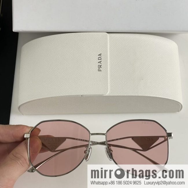 Prada Triangle Design Temple Women\'s Sunglasses - Image 2