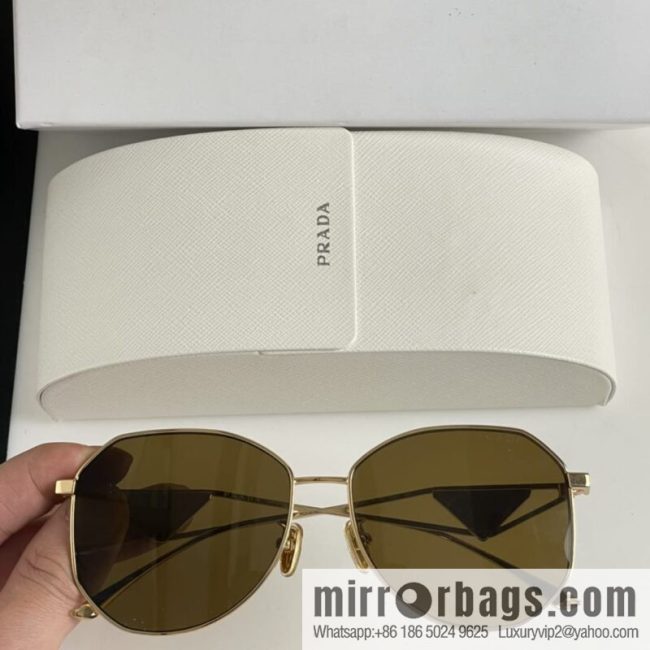 Prada Triangle Design Temple Women\'s Sunglasses - Image 3
