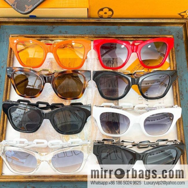 LV Louis Vuitton Square Unisex Sunglasses