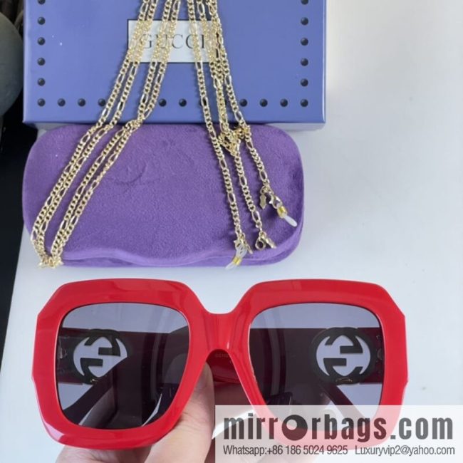 GUCCI Gucci Classic Retro Style Ladies Sunglasses - Image 7