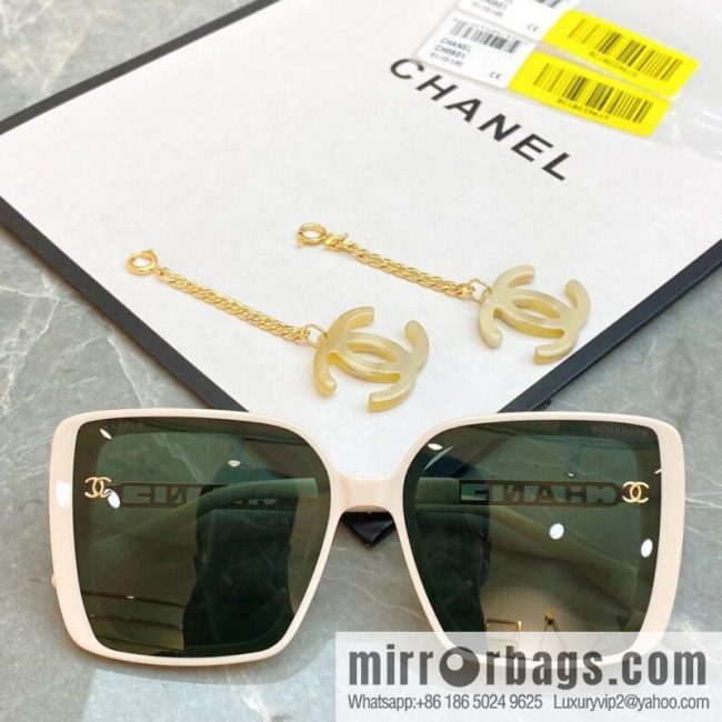 CHANEL Chanel double C iconic logo women\'s sunglasses - Image 5
