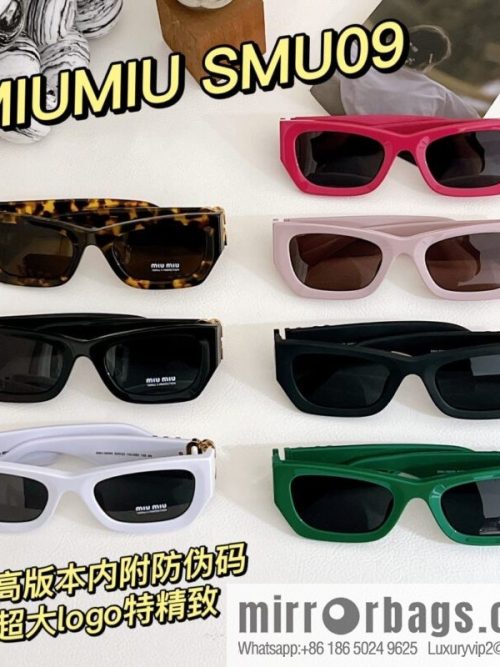 MIUMIU Miao Miao high-end big logo women\'s sunglasses